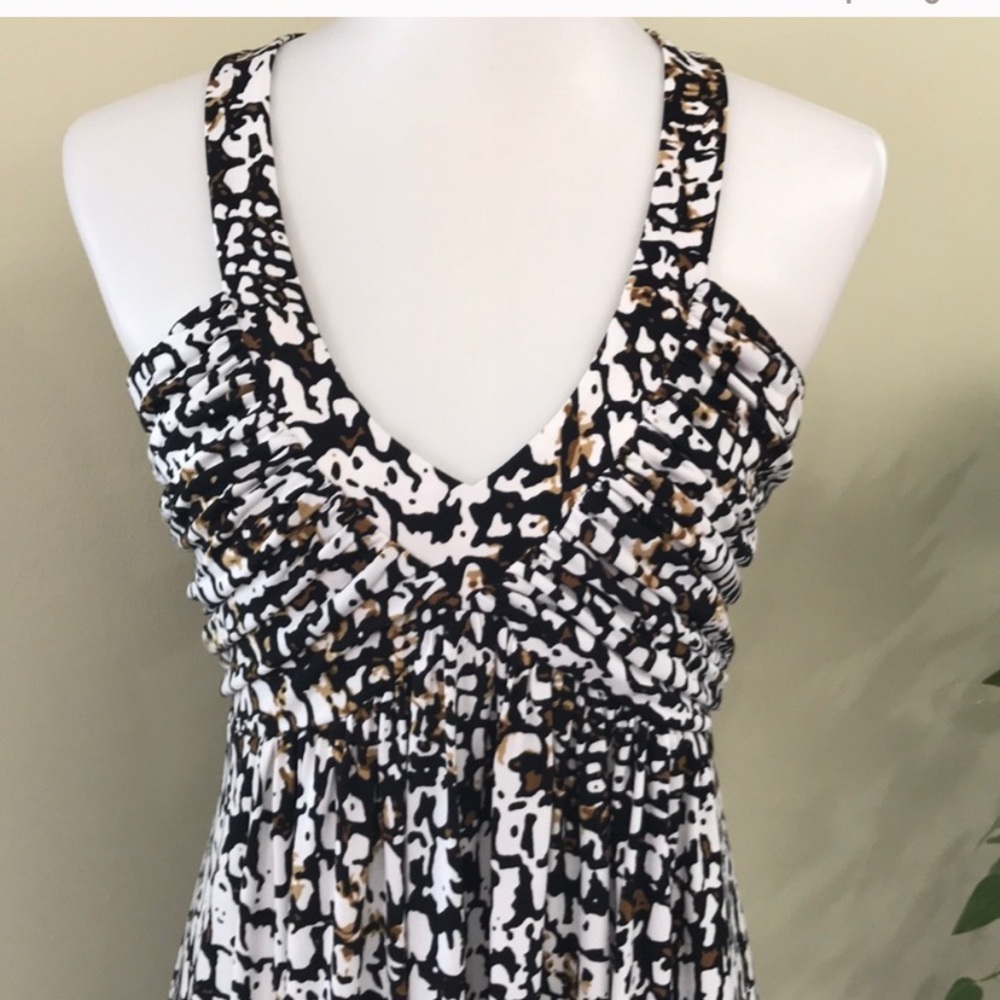 Calvin Klein Racerback V-Neck Dress